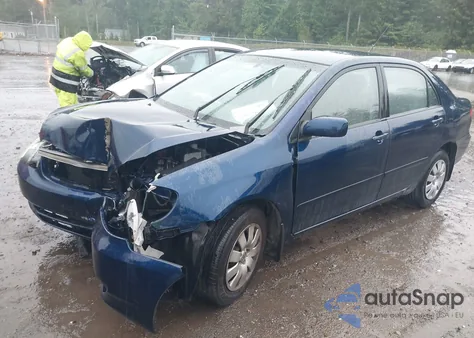 2004 Toyota Corolla Le из США, поврежденный, VIN 2T1BR32E24C290469